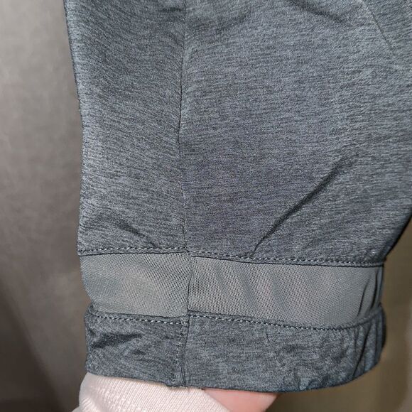 Zella XL Olive Green Sleeveless Mesh Inset Workout Athletic Tank Top - Picture 5 of 9